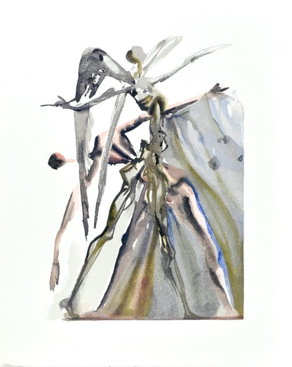 Salvador Dali, Le Purgatoire Iv (Michler/Lpsinger 1039-1138; Field 189-200), La Divine Comdie,