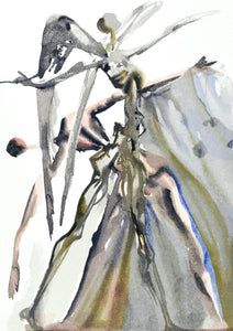 Salvador Dali, Le Purgatoire Iv (Michler/Lpsinger 1039-1138; Field 189-200), La Divine Comdie,