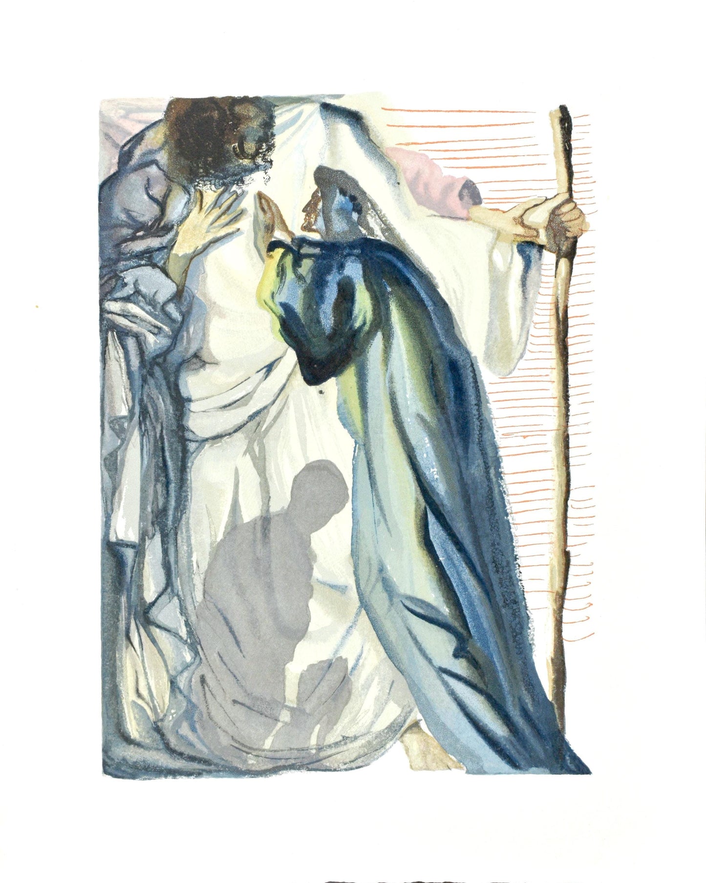 Salvador Dali, Le Purgatoire Xiv (Michler/Lpsinger 1039-1138; Field 189-200), La Divine Comdie,