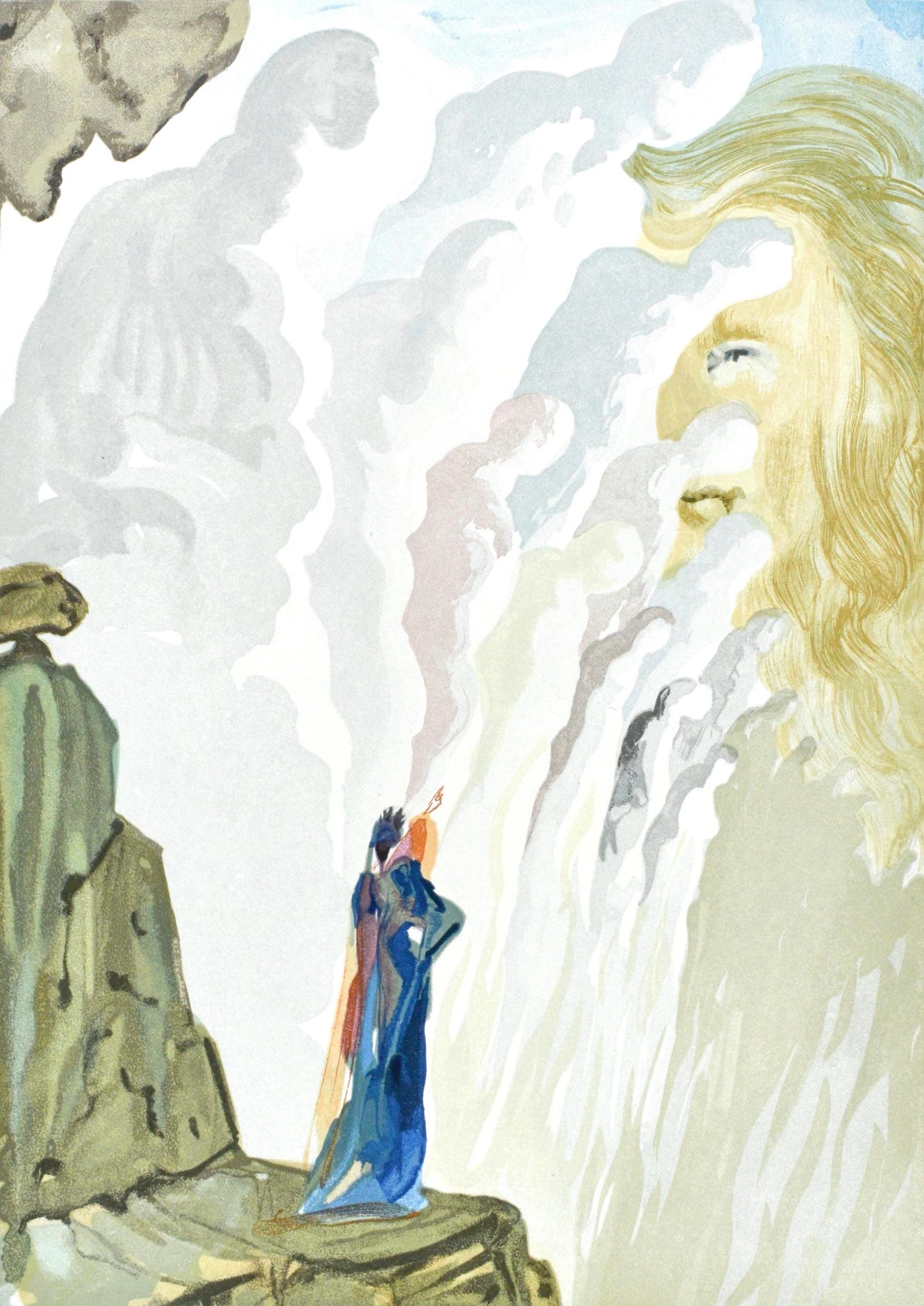 Salvador Dali, Le Purgatoire Xii (Michler/Lpsinger 1039-1138; Field 189-200), La Divine Comdie,