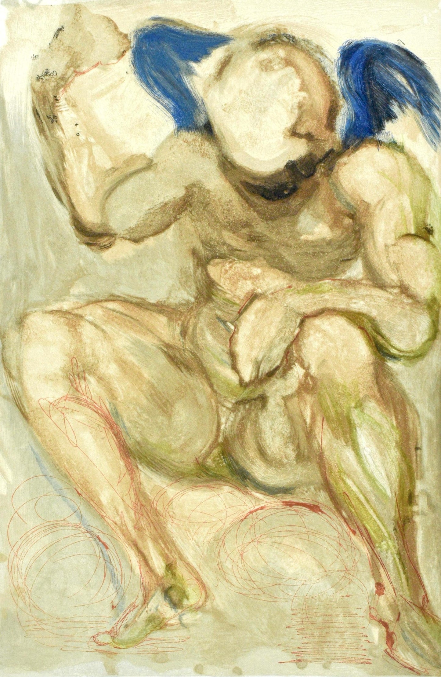 Salvador Dali, Le Purgatoire Xv (Michler/Lpsinger 1039-1138; Field 189-200), La Divine Comdie,