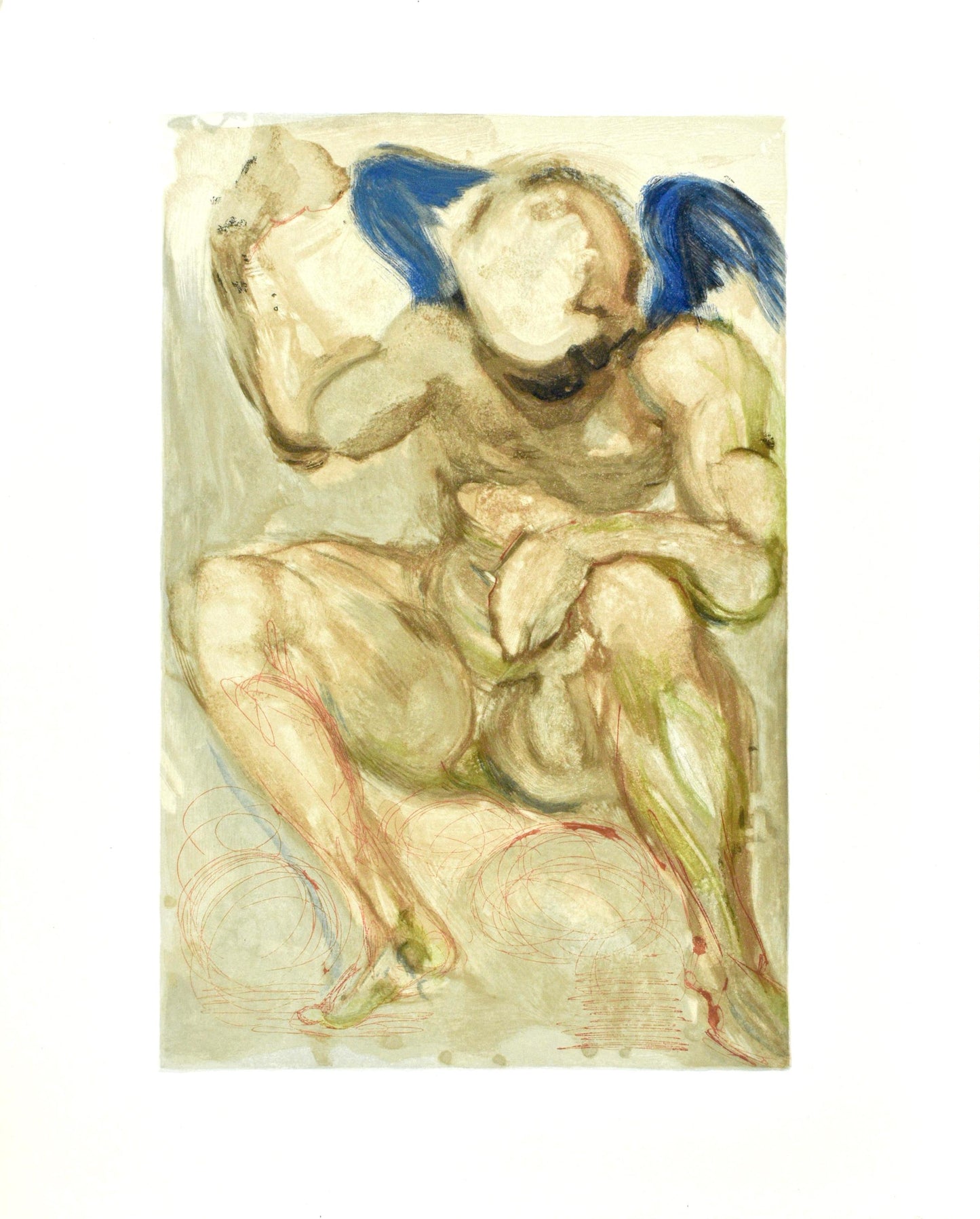 Salvador Dali, Le Purgatoire Xv (Michler/Lpsinger 1039-1138; Field 189-200), La Divine Comdie,