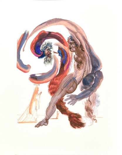 Salvador Dali, Le Purgatoire Xviii (Michler/Lpsinger 1039-1138; Field 189-200), La Divine Comdie,