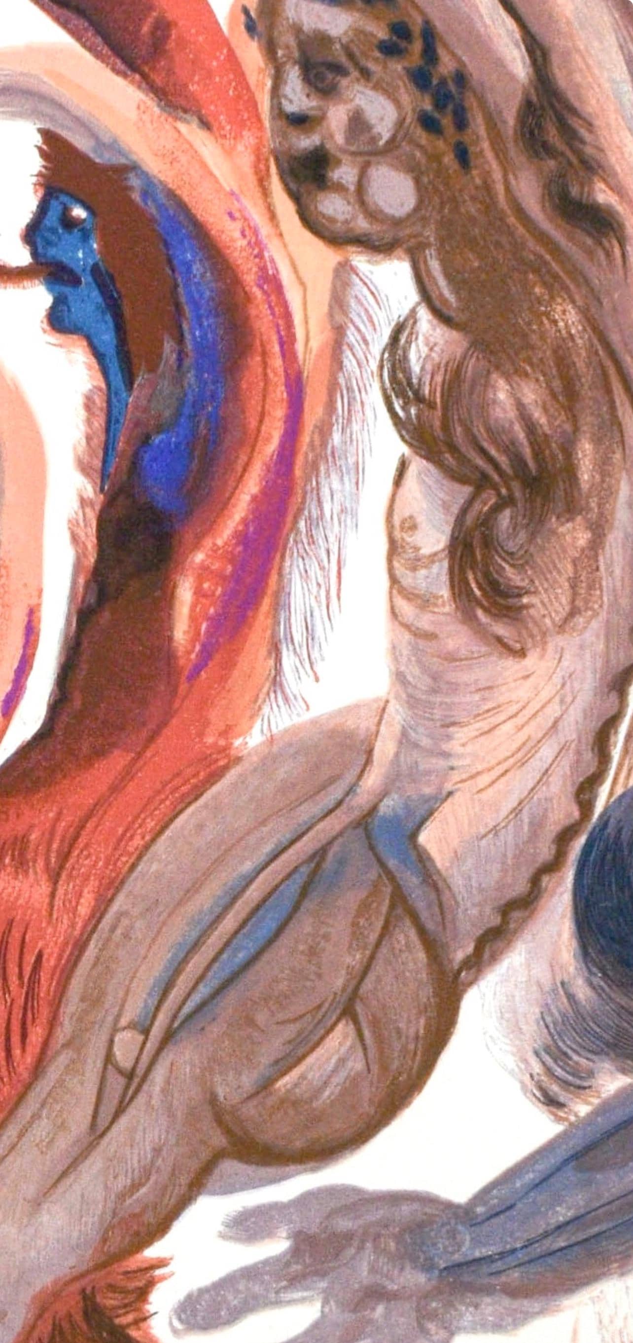 Salvador Dali, Le Purgatoire Xviii (Michler/Lpsinger 1039-1138; Field 189-200), La Divine Comdie,