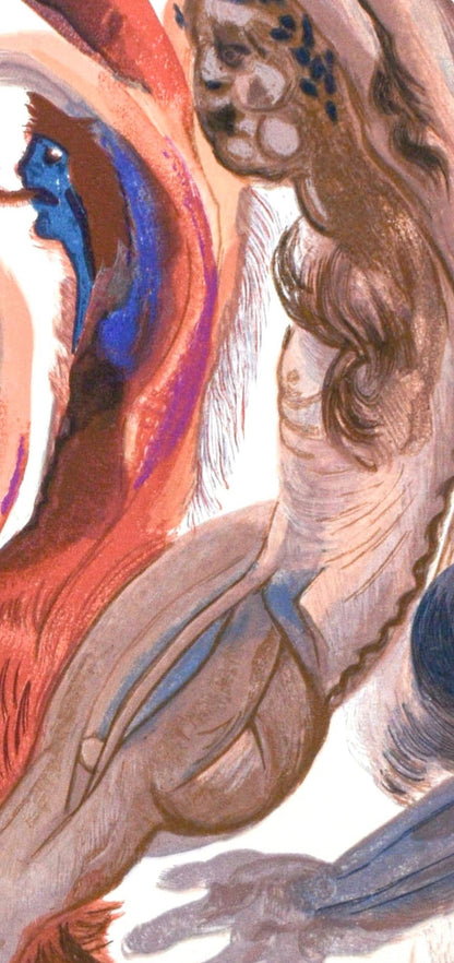 Salvador Dali, Le Purgatoire Xviii (Michler/Lpsinger 1039-1138; Field 189-200), La Divine Comdie,