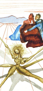 Salvador Dali, Le Purgatoire Xvii (Michler/Lpsinger 1039-1138; Field 189-200), La Divine Comdie,