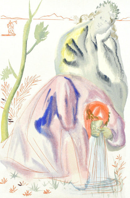 Salvador Dali, Le Purgatoire Xxi (Michler/Lpsinger 1039-1138; Field 189-200), La Divine Comdie,