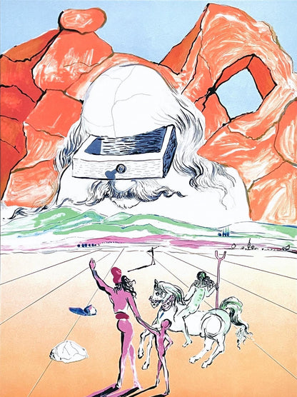 Salvador Dali, Le Chemin De La Sagesse, Signed, Archival Pigment Print