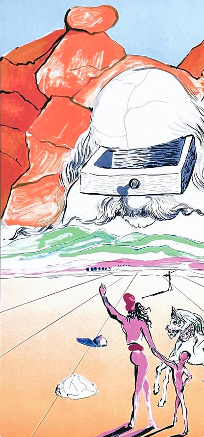 Salvador Dali, Le Chemin De La Sagesse, Signed, Archival Pigment Print
