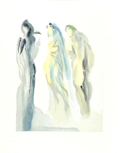 Salvador Dali, Le Paradis Ix (Michler/Lpsinger 1039-1138; Field 189-200), La Divine Comdie, Woodcut