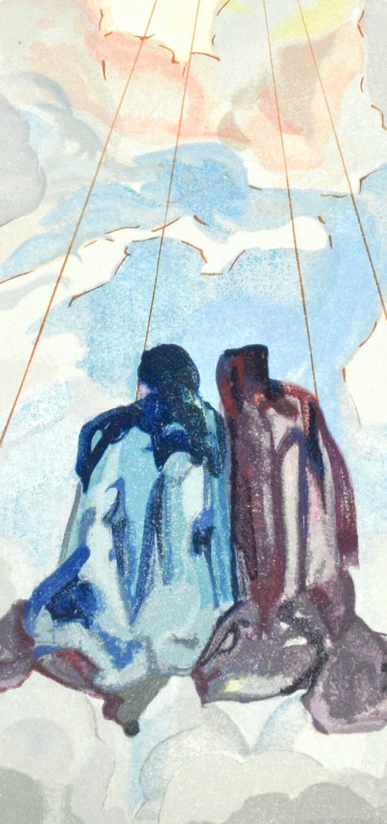 Salvador Dali, Le Paradis Xv (Michler/Lpsinger 1039-1138; Field 189-200), La Divine Comdie, Woodcut