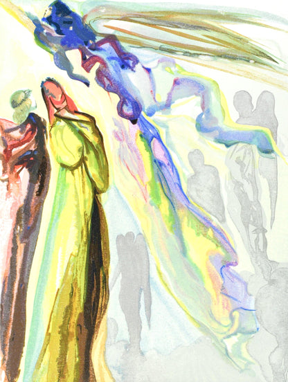 Salvador Dali, Le Paradis Xvi (Michler/Lpsinger 1039-1138; Field 189-200), La Divine Comdie, Woodcut