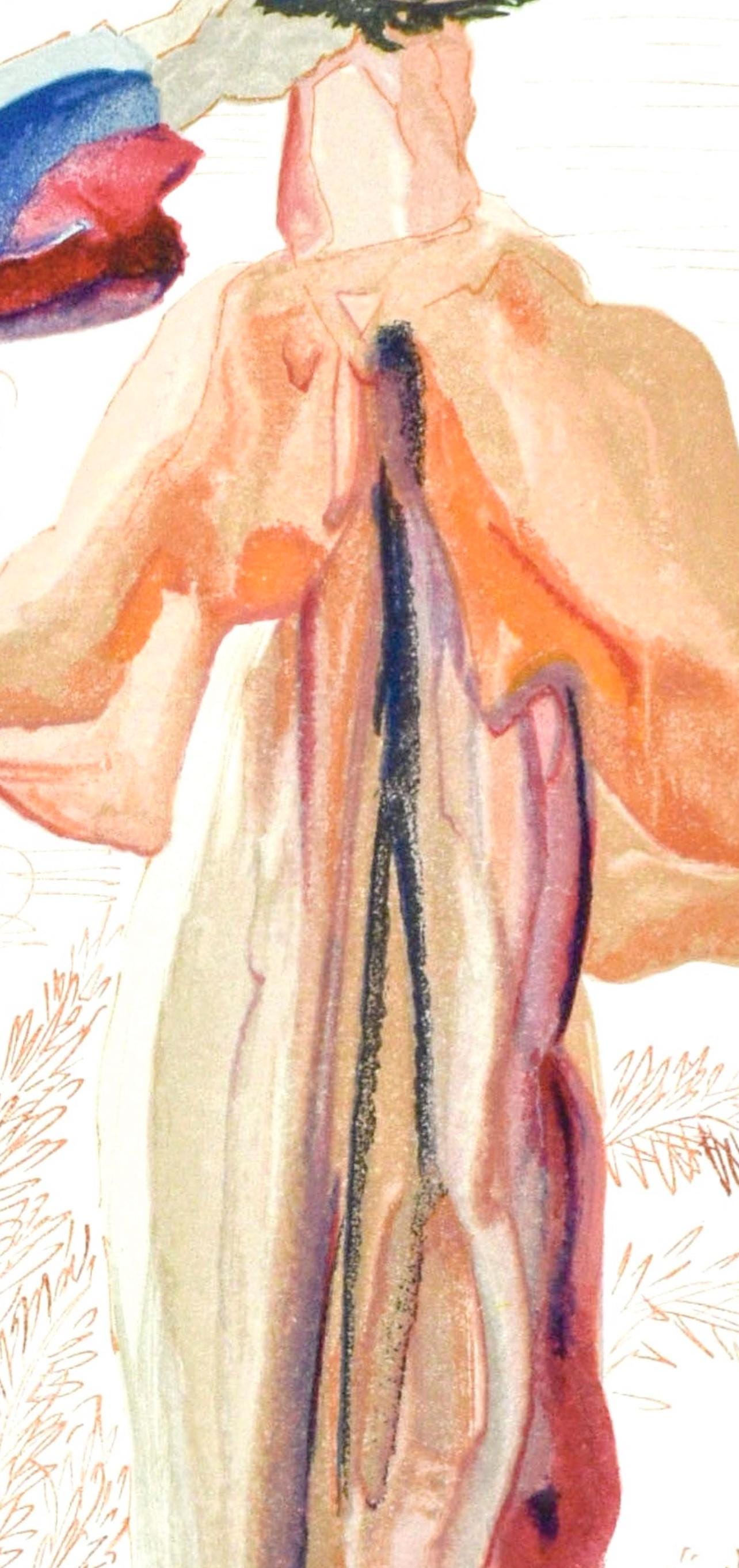 Salvador Dali, Le Purgatoire Xxvii (Michler/Lpsinger 1039-1138; Field 189-200), La Divine Comdie,