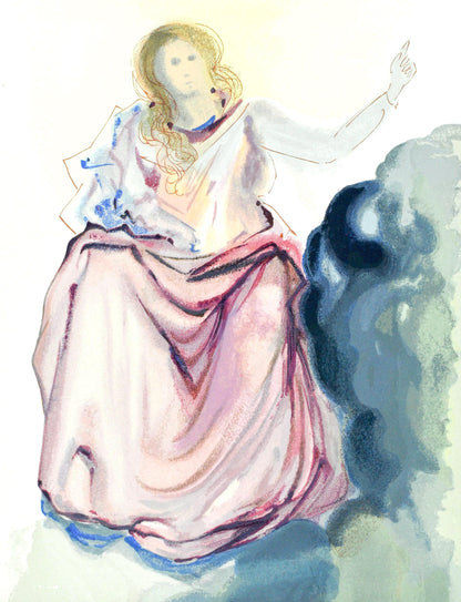 Salvador Dali, Le Paradis Iv (Michler/Lpsinger 1039-1138; Field 189-200), La Divine Comdie, Woodcut