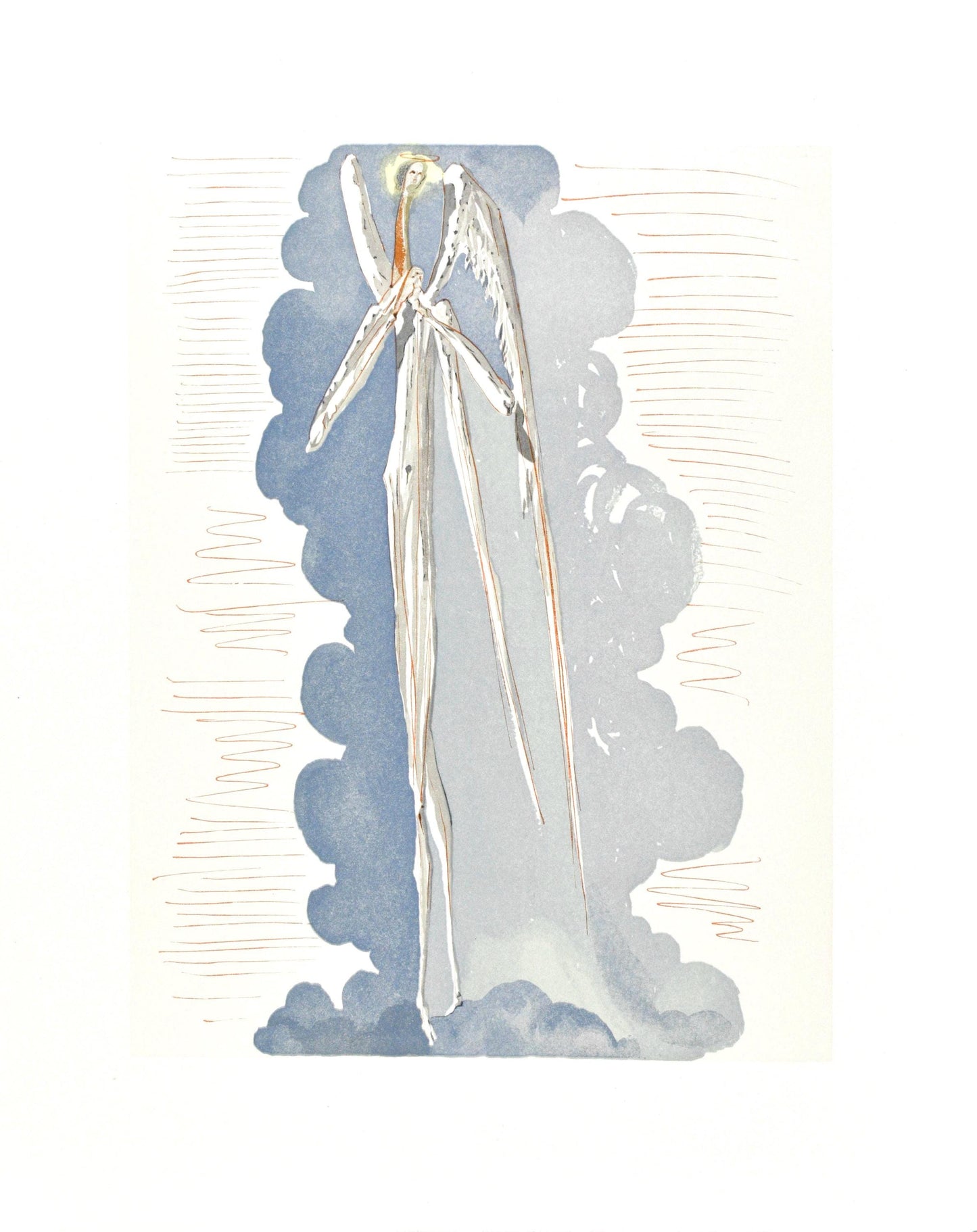 Salvador Dali, Le Paradis Xxii (Michler/Lpsinger 1039-1138; Field 189-200), La Divine Comdie,