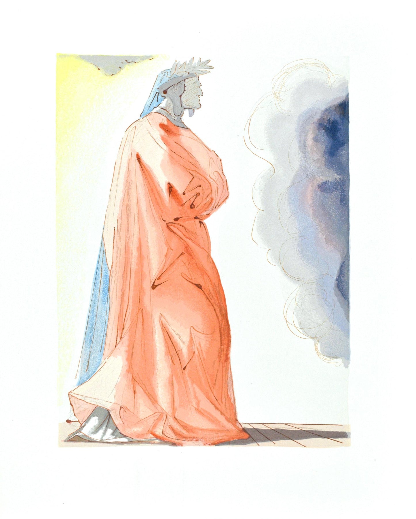 Salvador Dali, Le Paradis I (Michler/Lpsinger 1039-1138; Field 189-200), La Divine Comdie, Woodcut