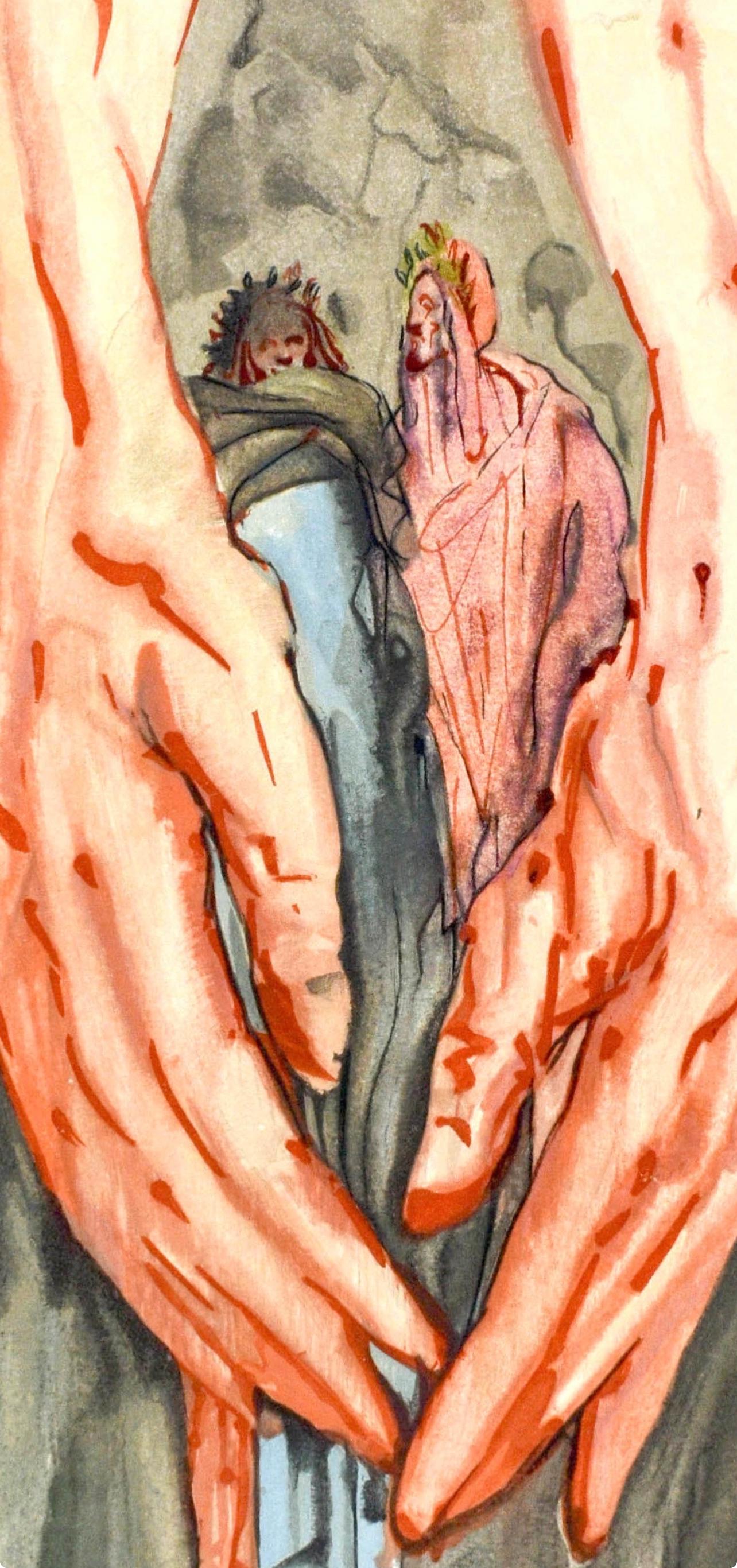 Salvador Dali, Lenfer Xvi (Michler/Lpsinger 1039-1138; Field 189-200), La Divine Comdie, Woodcut