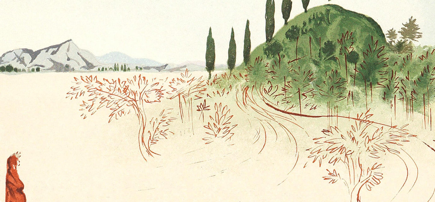 Salvador Dali, Lenfer I (Michler/Lpsinger 1039-1138; Field 189-200), La Divine Comdie, Woodcut