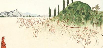 Salvador Dali, Lenfer I (Michler/Lpsinger 1039-1138; Field 189-200), La Divine Comdie, Woodcut