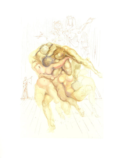 Salvador Dali, Inferno Viii (Michler/Lpsinger 1039-1138; Field 189-200), La Divina Commedia, Woodcut