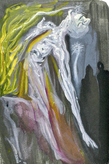 Salvador Dali, Inferno Ix (Michler/Lpsinger 1039-1138; Field 189-200), La Divina Commedia, Woodcut