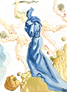 Salvador Dali, Inferno Xv (Michler/Lpsinger 1039-1138; Field 189-200), La Divina Commedia, Woodcut