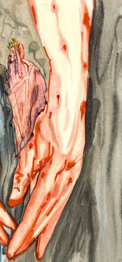 Salvador Dali, Inferno Xvi (Michler/Lpsinger 1039-1138; Field 189-200), La Divina Commedia, Woodcut