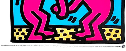 Keith Haring, Pop Shop Quad Ii, Official Edition Offset Lithograph