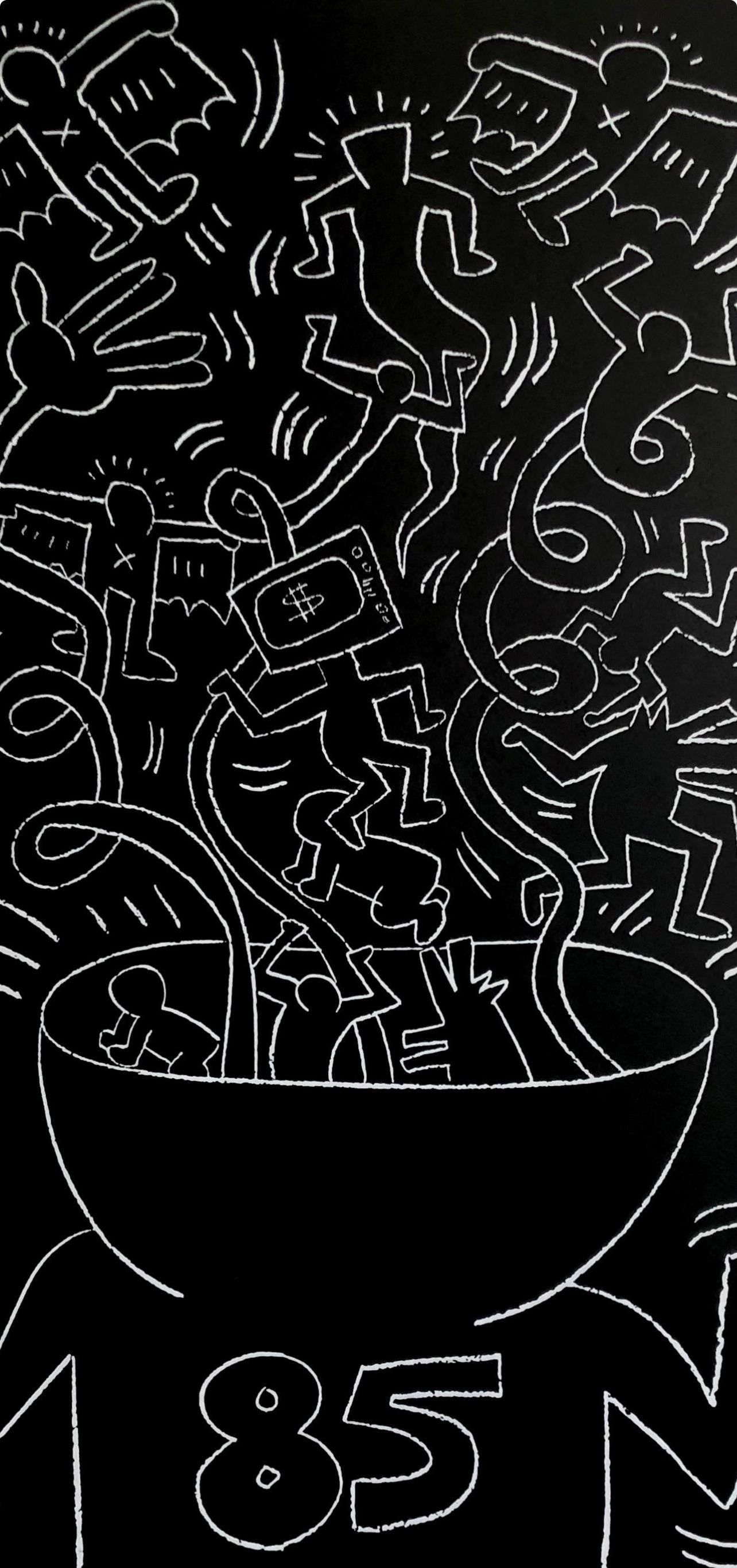 Keith Haring, Future Primeval, 1990, Original Edition Offset Lithograph