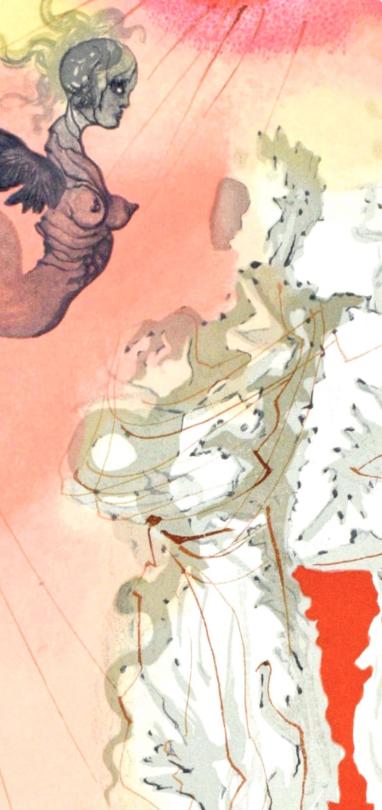 Salvador Dali, Inferno Xxi (Michler/Lpsinger 1039-1138; Field 189-200), La Divina Commedia, Woodcut