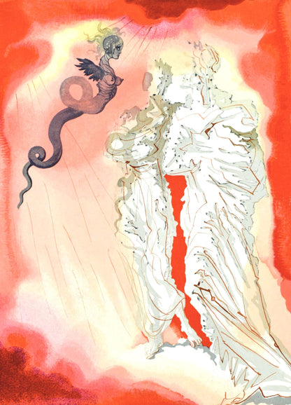 Salvador Dali, Inferno Xxi (Michler/Lpsinger 1039-1138; Field 189-200), La Divina Commedia, Woodcut