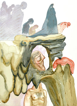 Salvador Dali, Inferno Xxii (Michler/Lpsinger 1039-1138; Field 189-200), La Divina Commedia, Woodcut