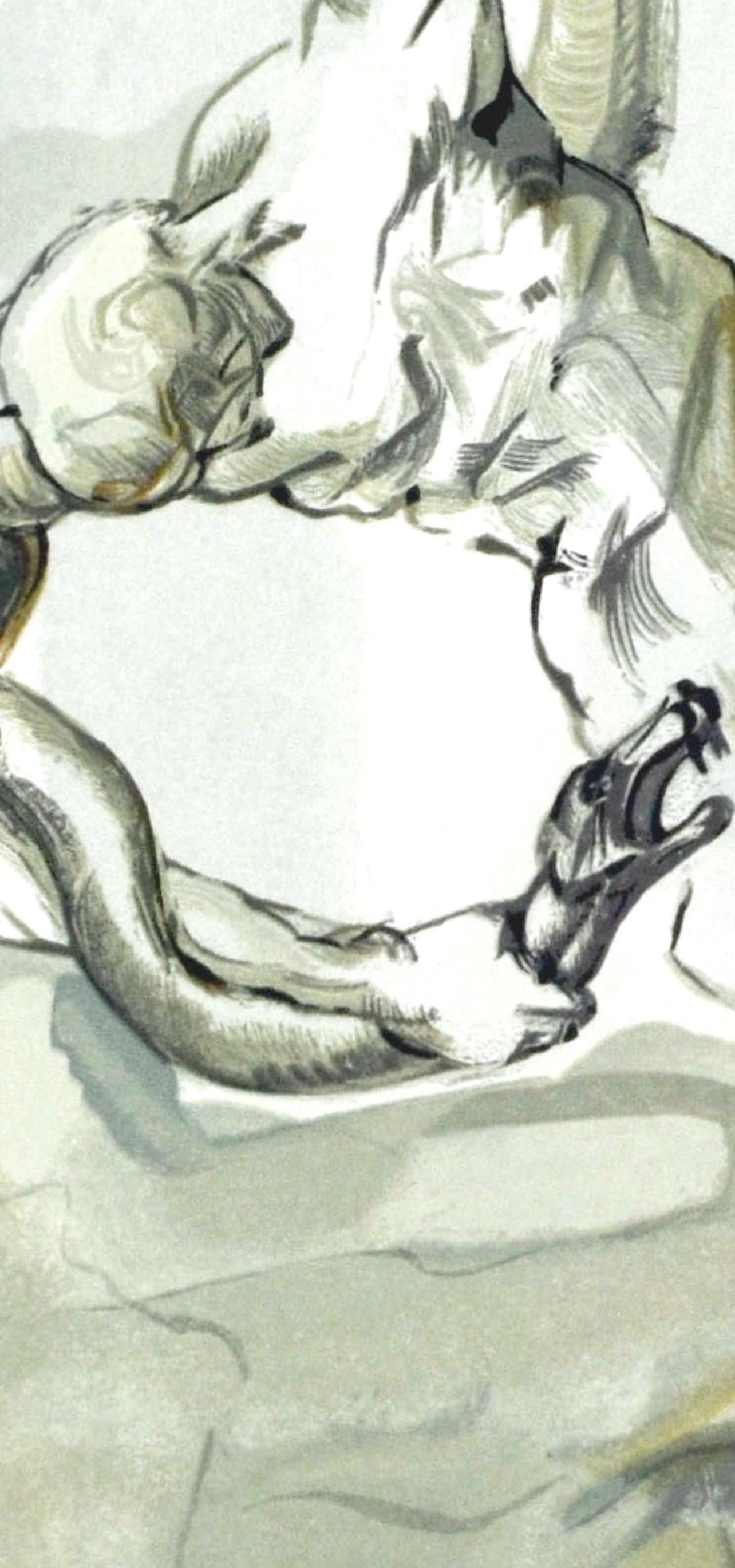 Salvador Dali, Inferno Xxiv (Michler/Lpsinger 1039-1138; Field 189-200), La Divina Commedia, Woodcut