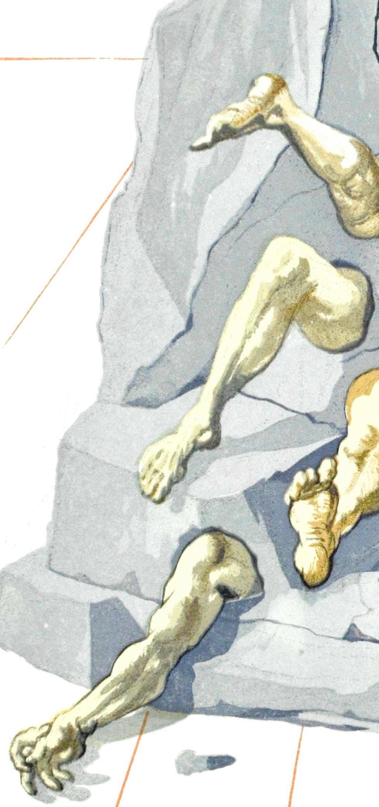 Salvador Dali, Inferno Xxvi (Michler/Lpsinger 1039-1138; Field 189-200), La Divina Commedia, Woodcut