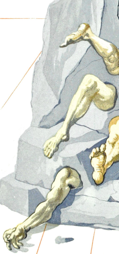 Salvador Dali, Inferno Xxvi (Michler/Lpsinger 1039-1138; Field 189-200), La Divina Commedia, Woodcut