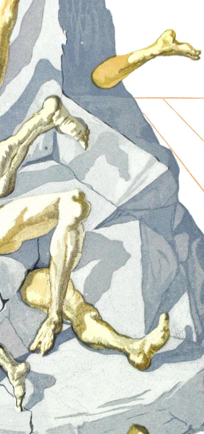 Salvador Dali, Inferno Xxvi (Michler/Lpsinger 1039-1138; Field 189-200), La Divina Commedia, Woodcut