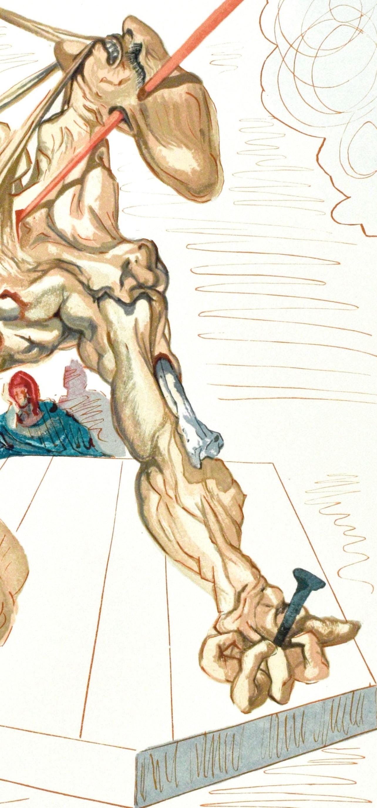 Salvador Dali, Inferno Xxix (Michler/Lpsinger 1039-1138; Field 189-200), La Divina Commedia, Woodcut