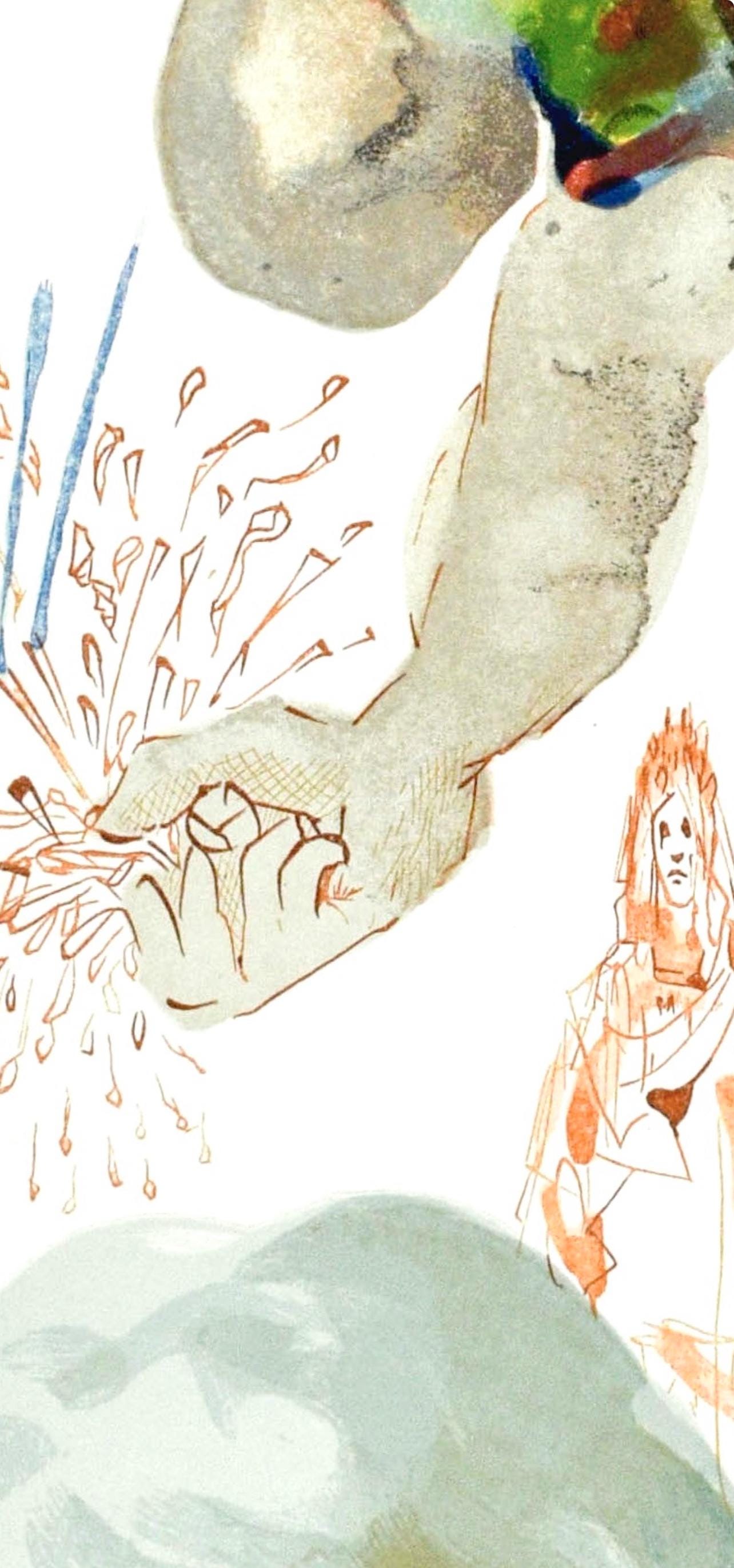 Salvador Dali, Inferno Xxxi (Michler/Lpsinger 1039-1138; Field 189-200), La Divina Commedia, Woodcut