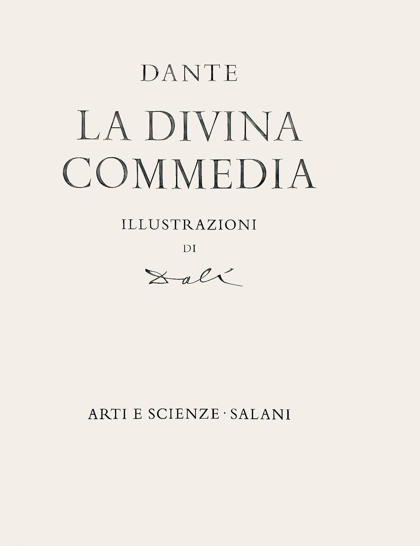 Salvador Dali, Inferno Xxxiii (Michler/Lpsinger 1039-1138; Field 189-200), La Divina Commedia,