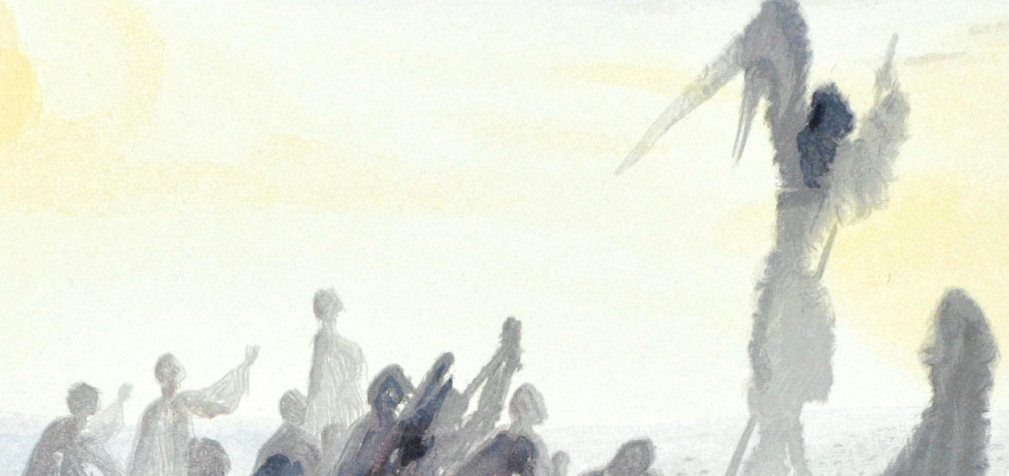 Salvador Dali, Purgatorio Ii (Michler/Lpsinger 1039-1138; Field 189-200), La Divina Commedia,