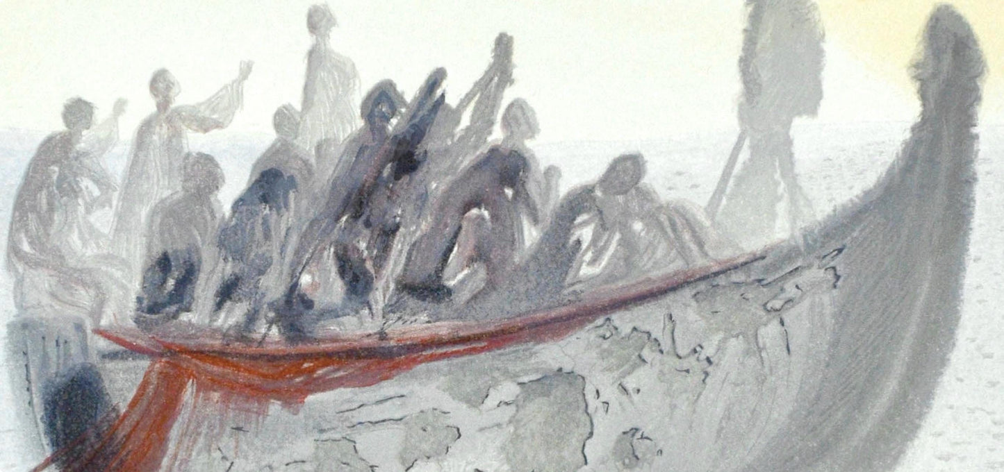 Salvador Dali, Purgatorio Ii (Michler/Lpsinger 1039-1138; Field 189-200), La Divina Commedia,