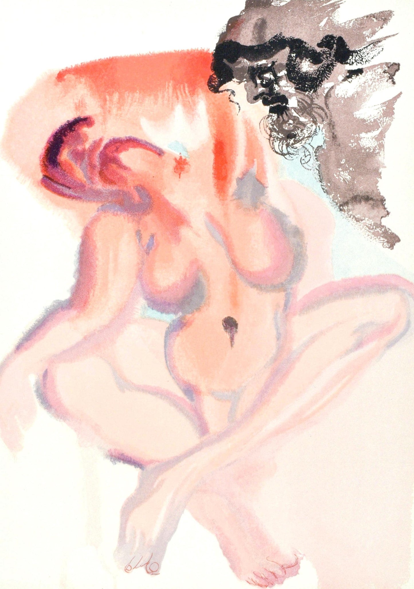 Salvador Dali, Purgatorio Iii (Michler/Lpsinger 1039-1138; Field 189-200), La Divina Commedia,