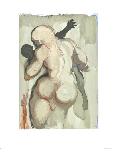 Salvador Dali, Purgatorio Vi (Michler/Lpsinger 1039-1138; Field 189-200), La Divina Commedia,