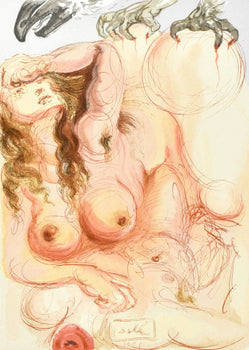 Salvador Dali, Purgatorio Ix (Michler/Lpsinger 1039-1138; Field 189-200), La Divina Commedia,