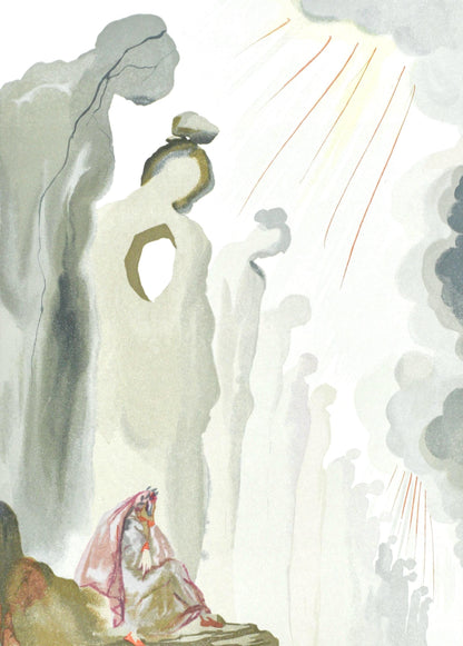 Salvador Dali, Purgatorio Xiii (Michler/Lpsinger 1039-1138; Field 189-200), La Divina Commedia,