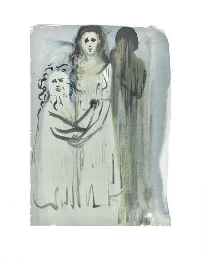 Salvador Dali, Purgatorio Xvi (Michler/Lpsinger 1039-1138; Field 189-200), La Divina Commedia,