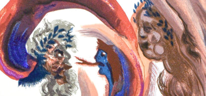 Salvador Dali, Purgatorio Xviii (Michler/Lpsinger 1039-1138; Field 189-200), La Divina Commedia,