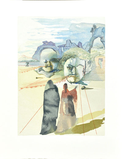 Salvador Dali, Purgatorio Xx (Michler/Lpsinger 1039-1138; Field 189-200), La Divina Commedia,