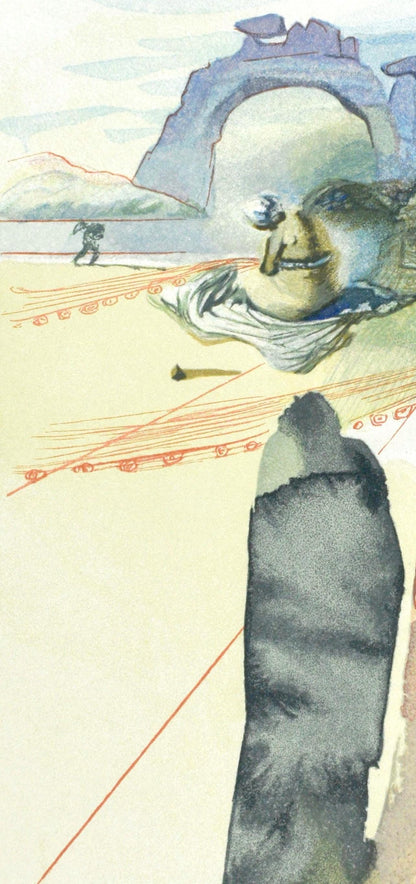 Salvador Dali, Purgatorio Xx (Michler/Lpsinger 1039-1138; Field 189-200), La Divina Commedia,