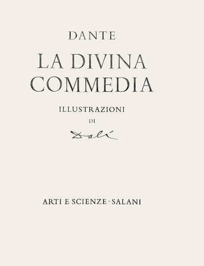 Salvador Dali, Purgatorio Xxvii (Michler/Lpsinger 1039-1138; Field 189-200), La Divina Commedia,